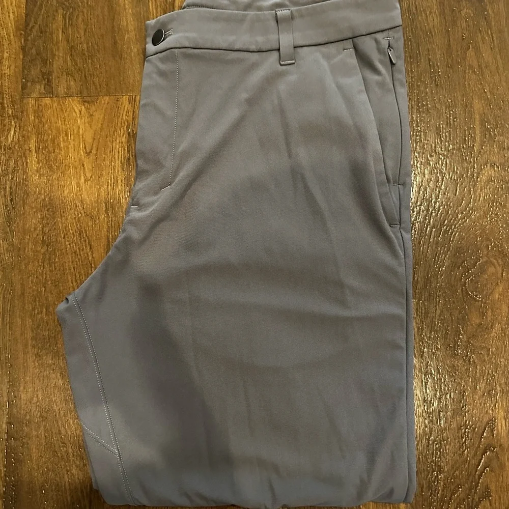 Lululemon Men's ABC Pants Gray Size 36 Classic Fit Stretch Casual Golf